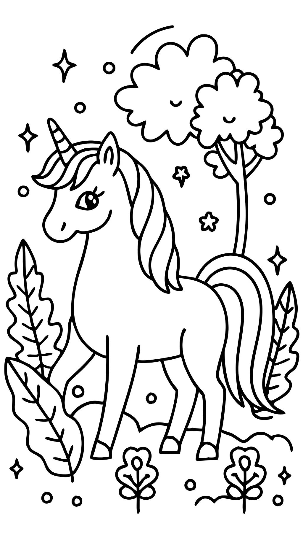 páginas para colorear de unicornio